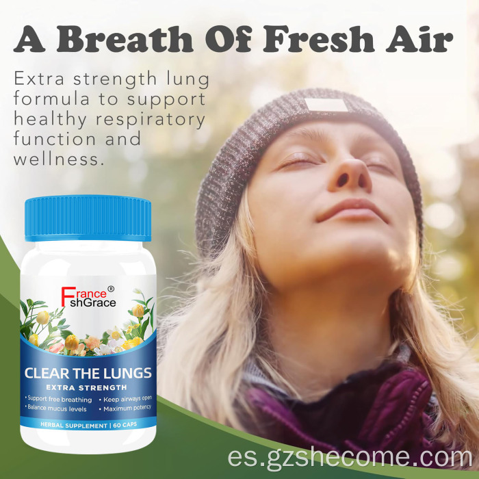 Shecome Clear Lungs Cápsulas Soporte respiratorio